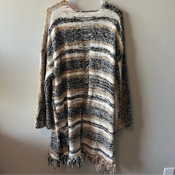 POL Oversized Super Soft and Cozy Open Front Long Cardigan Size Medium - Picture 5 of 7